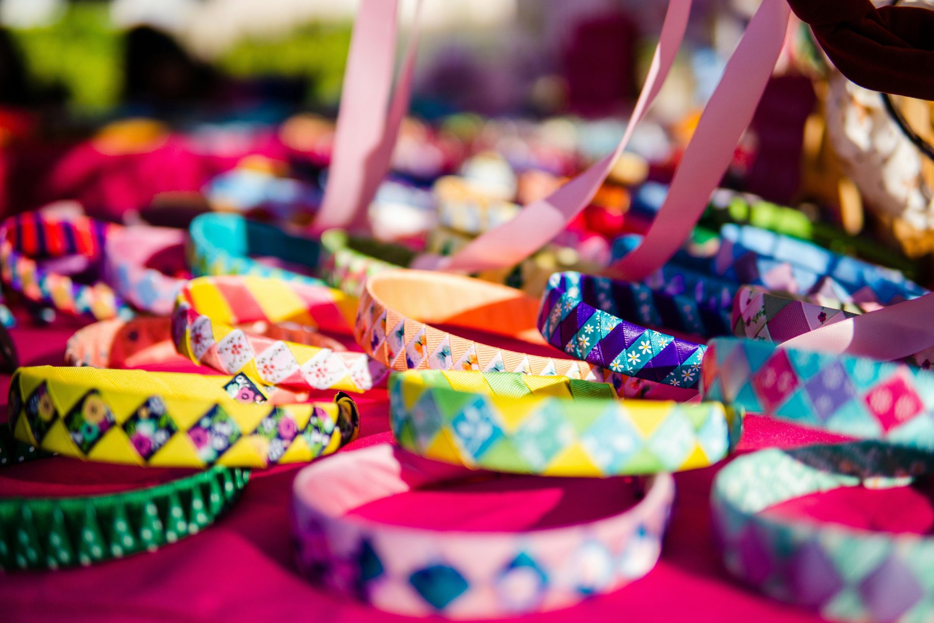 a group of colorful candies